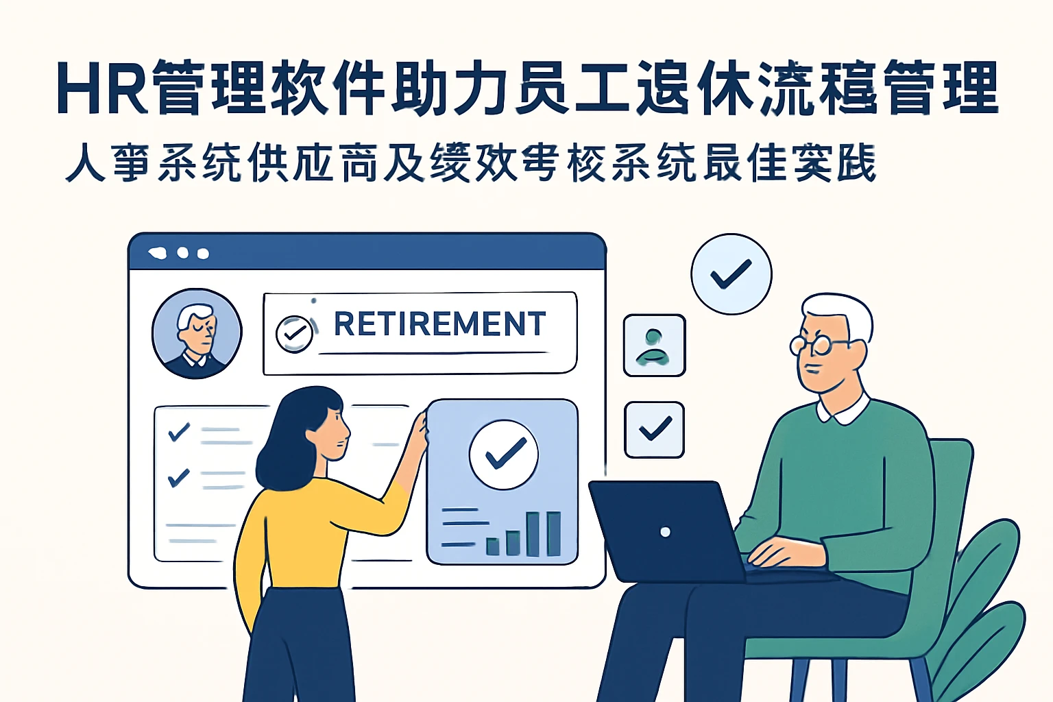 HR管理软件助力员工退休流程管理——人事系统供应商及绩效考核系统最佳实践