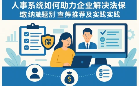 人事系统如何助力企业解决社保缴纳难题？人力资源全流程系统推荐及实践