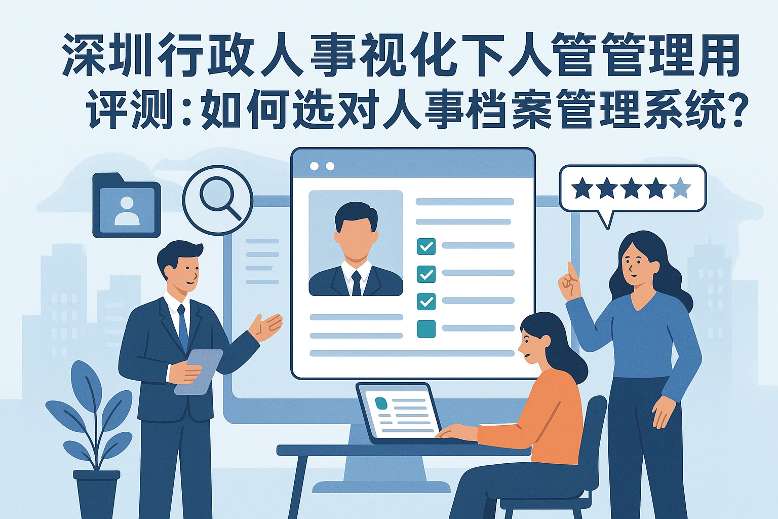 深圳行政人事视角下的人事管理软件评测：如何选对人事档案管理系统？