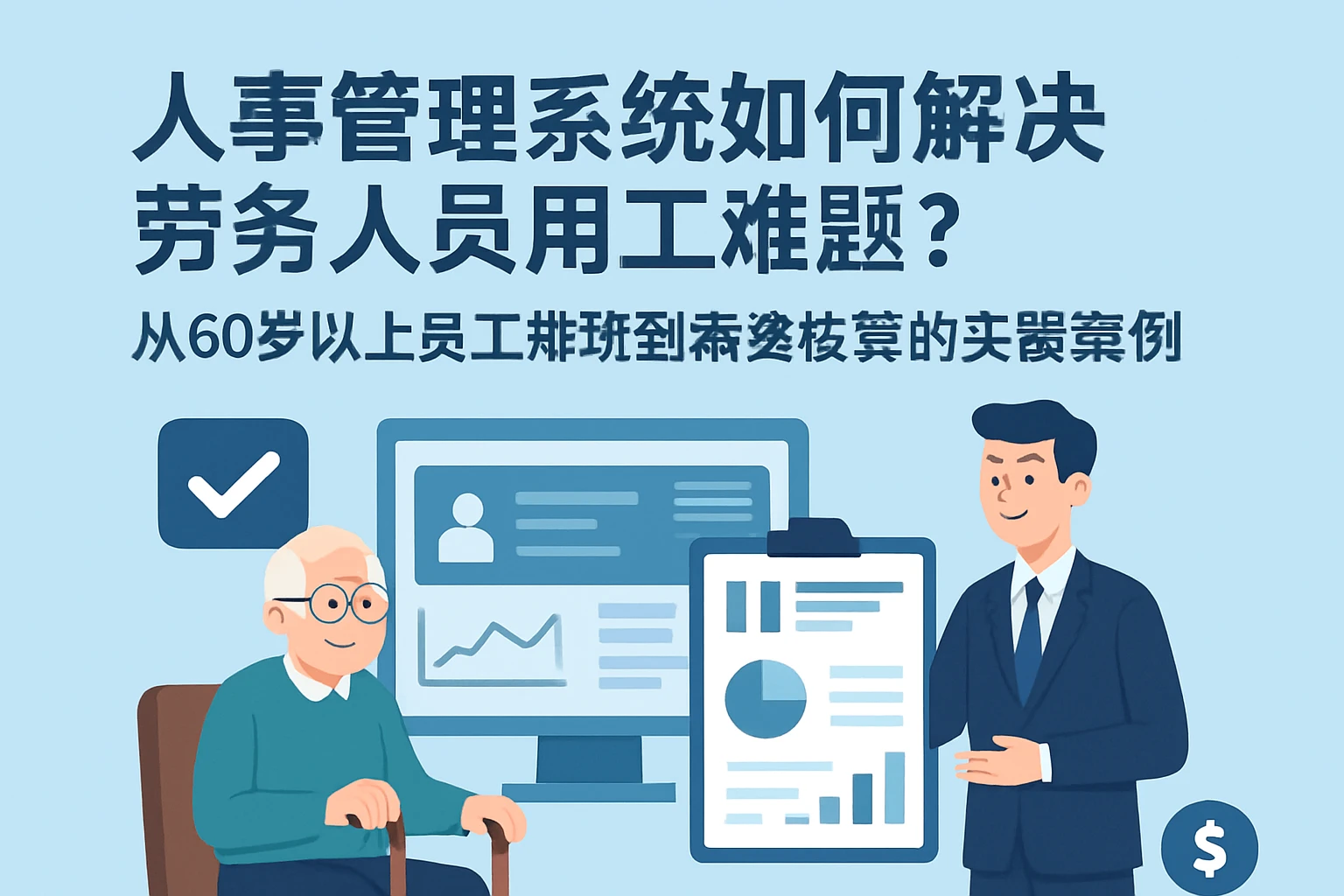 人事管理系统如何解决劳务人员用工难题？从60岁以上员工排班到薪资核算的实践案例
