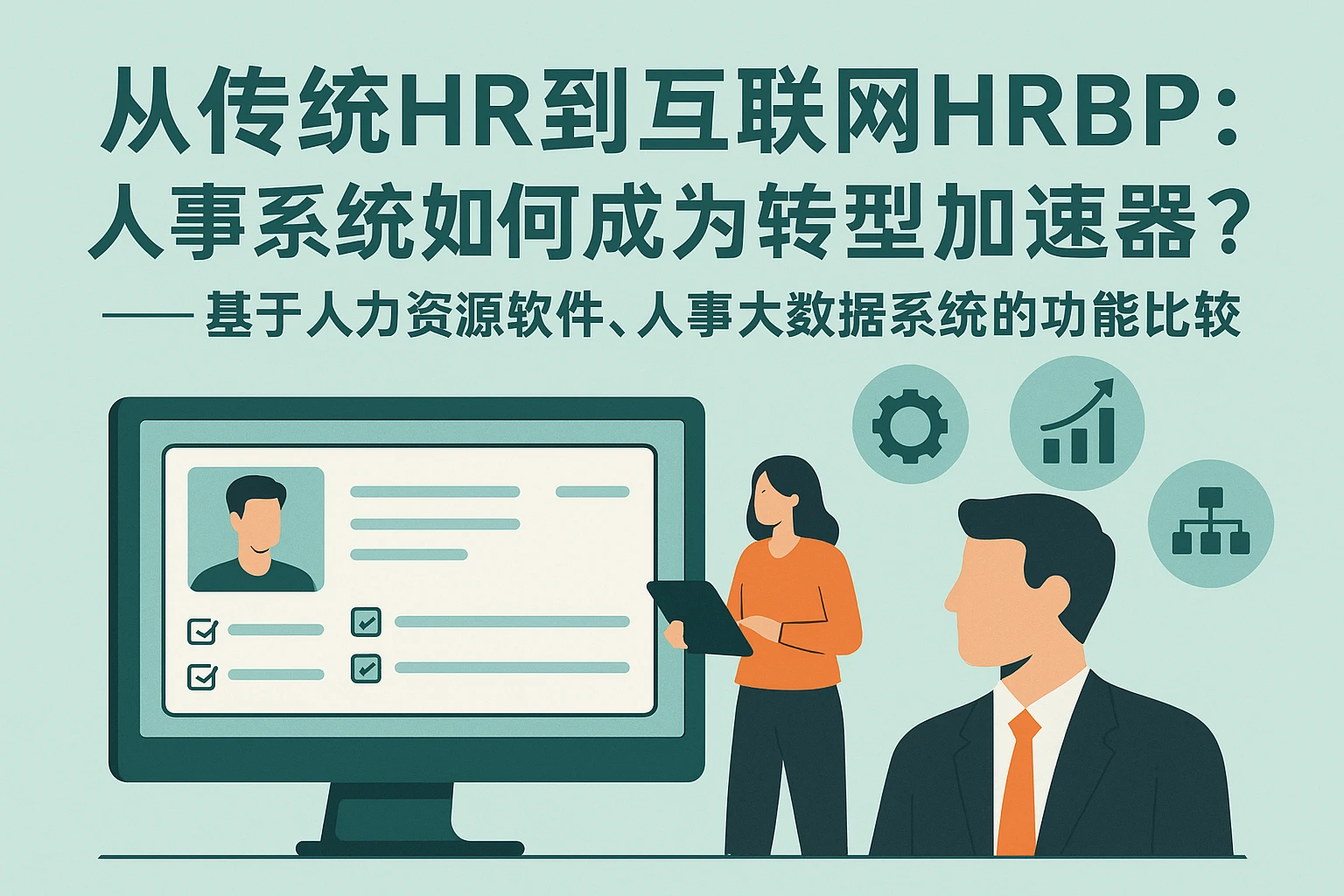 从传统HR到互联网HRBP：人事系统如何成为转型加速器？——基于人力资源软件、人事大数据系统的功能比较与实践