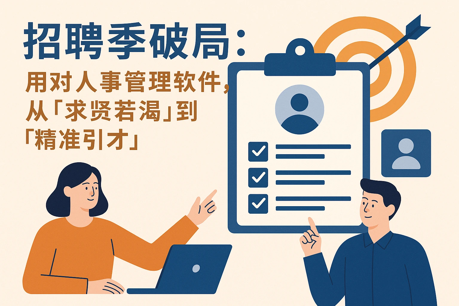 招聘季破局：用对人事管理软件，从「求贤若渴」到「精准引才」
