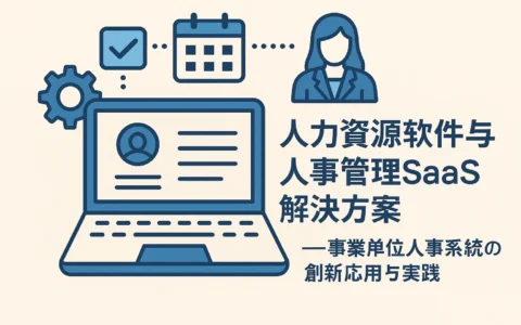 人力资源软件与人事管理SaaS解决方案 —— 事业单位人事系统的创新应用与实践