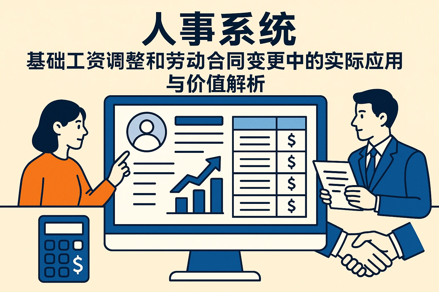 人事系统在基础工资调整和劳动合同变更中的实际应用与价值解析