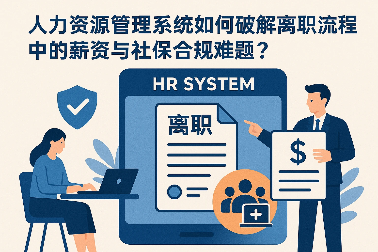 人力资源管理系统如何破解离职流程中的薪资与社保合规难题？