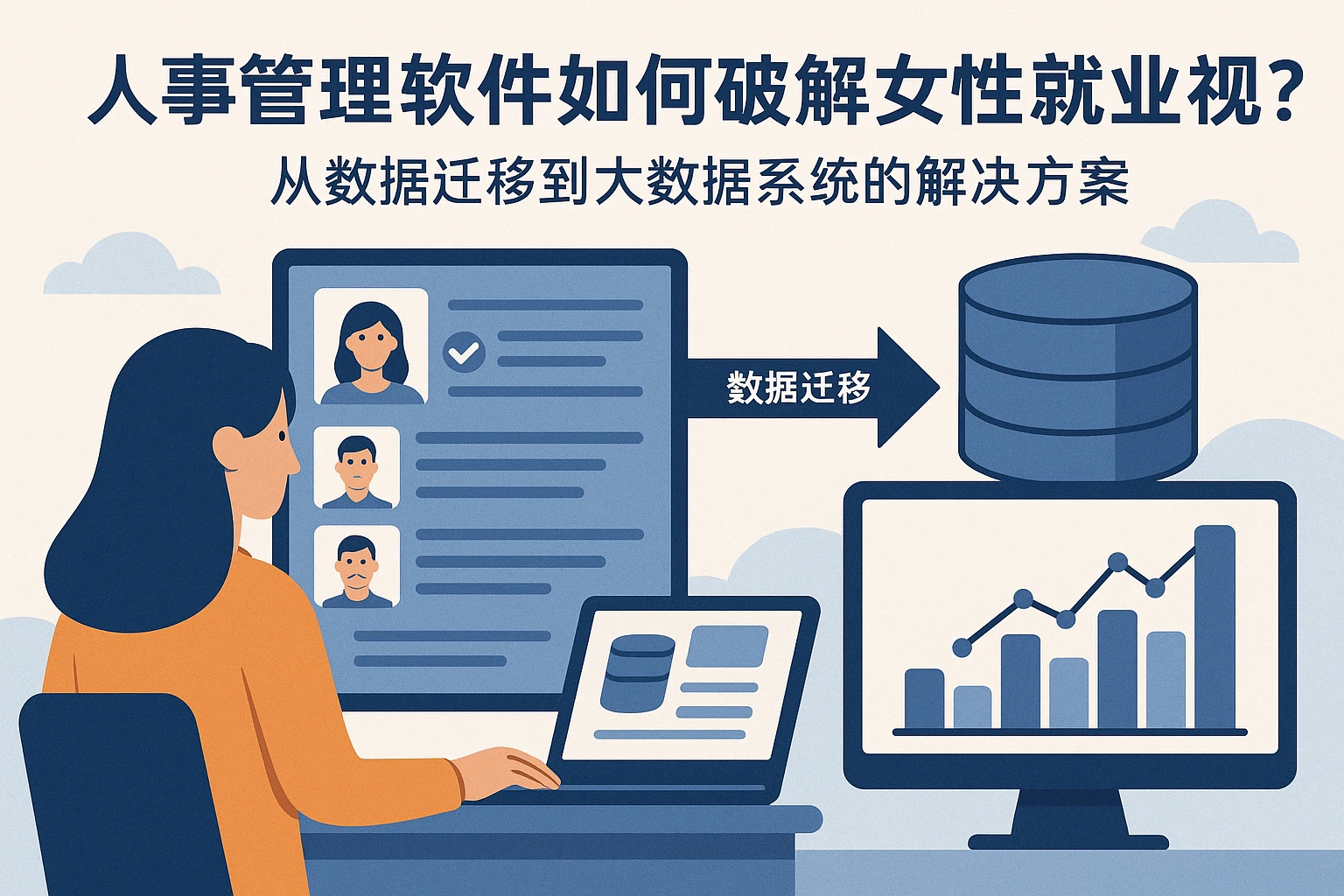 人事管理软件如何破解女性就业歧视？从数据迁移到大数据系统的解决方案