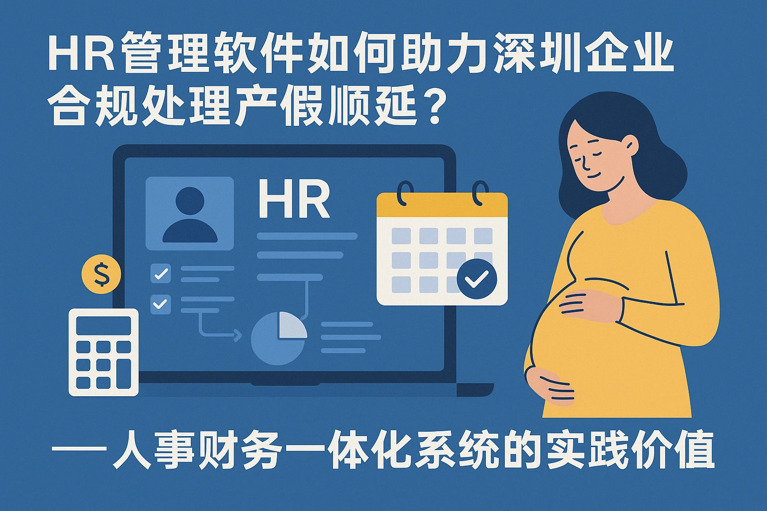 HR管理软件如何助力深圳企业合规处理产假顺延？——人事财务一体化系统的实践价值