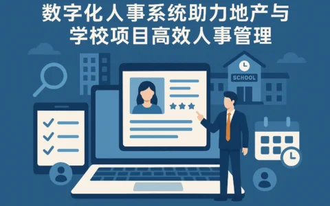 数字化人事系统助力地产与学校项目高效人事管理