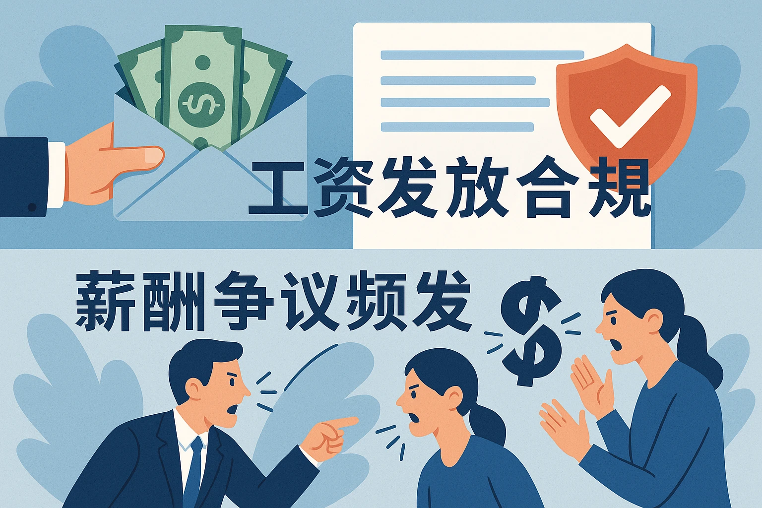 工资发放合规、薪酬争议频发