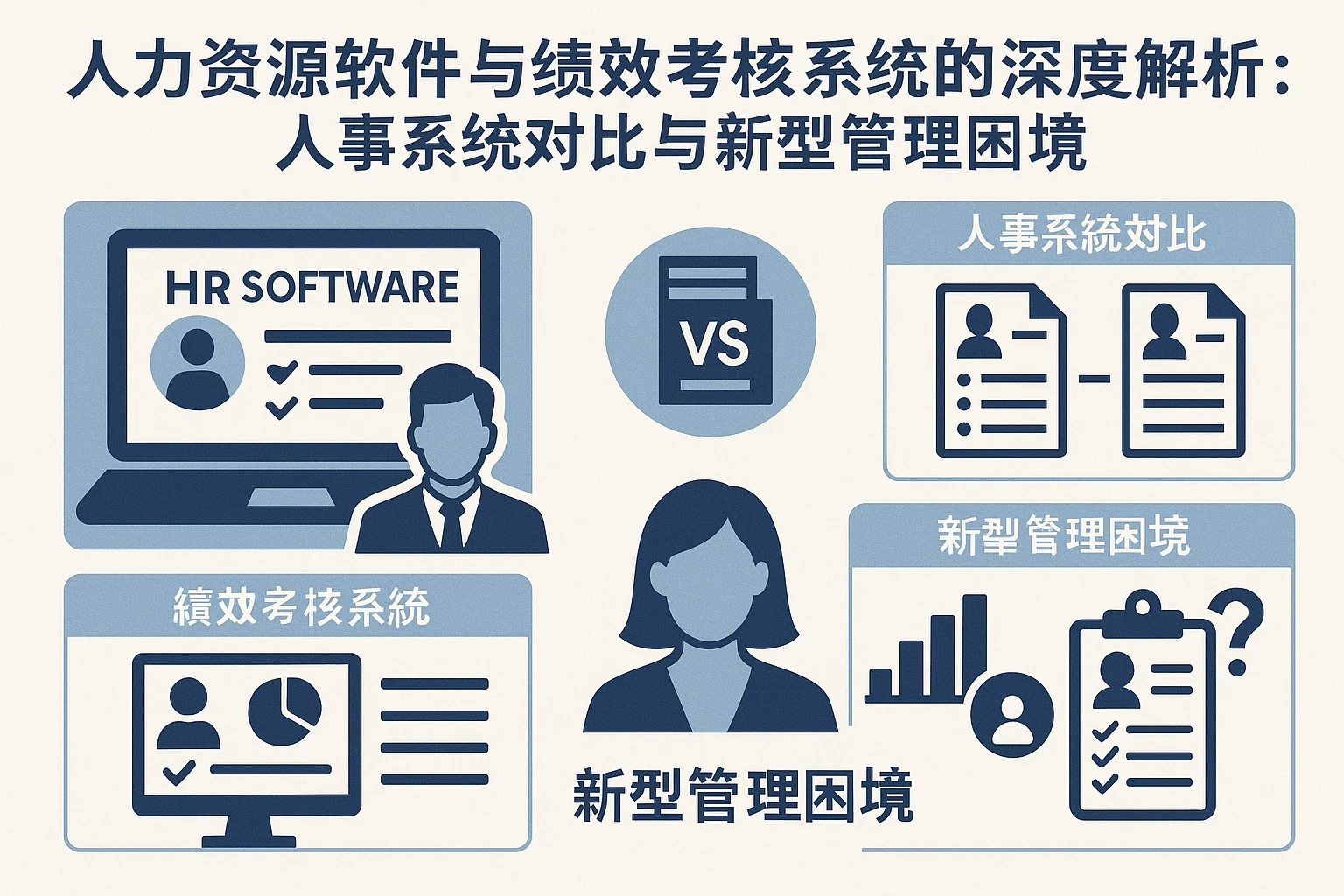 人力资源软件与绩效考核系统的深度解析：人事系统对比与新型管理困境