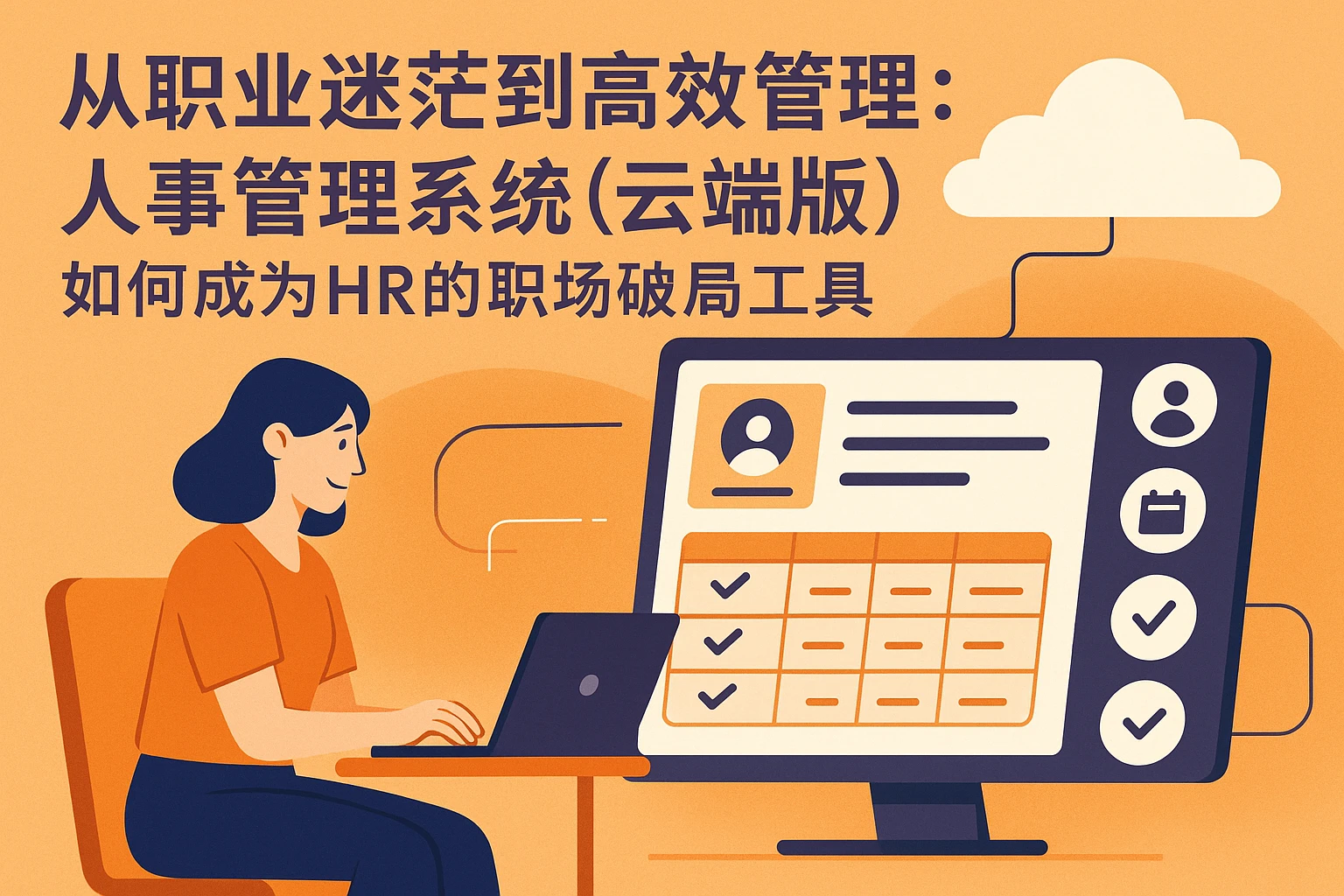 从职业迷茫到高效管理：人事管理系统（云端版）如何成为HR的职场破局工具