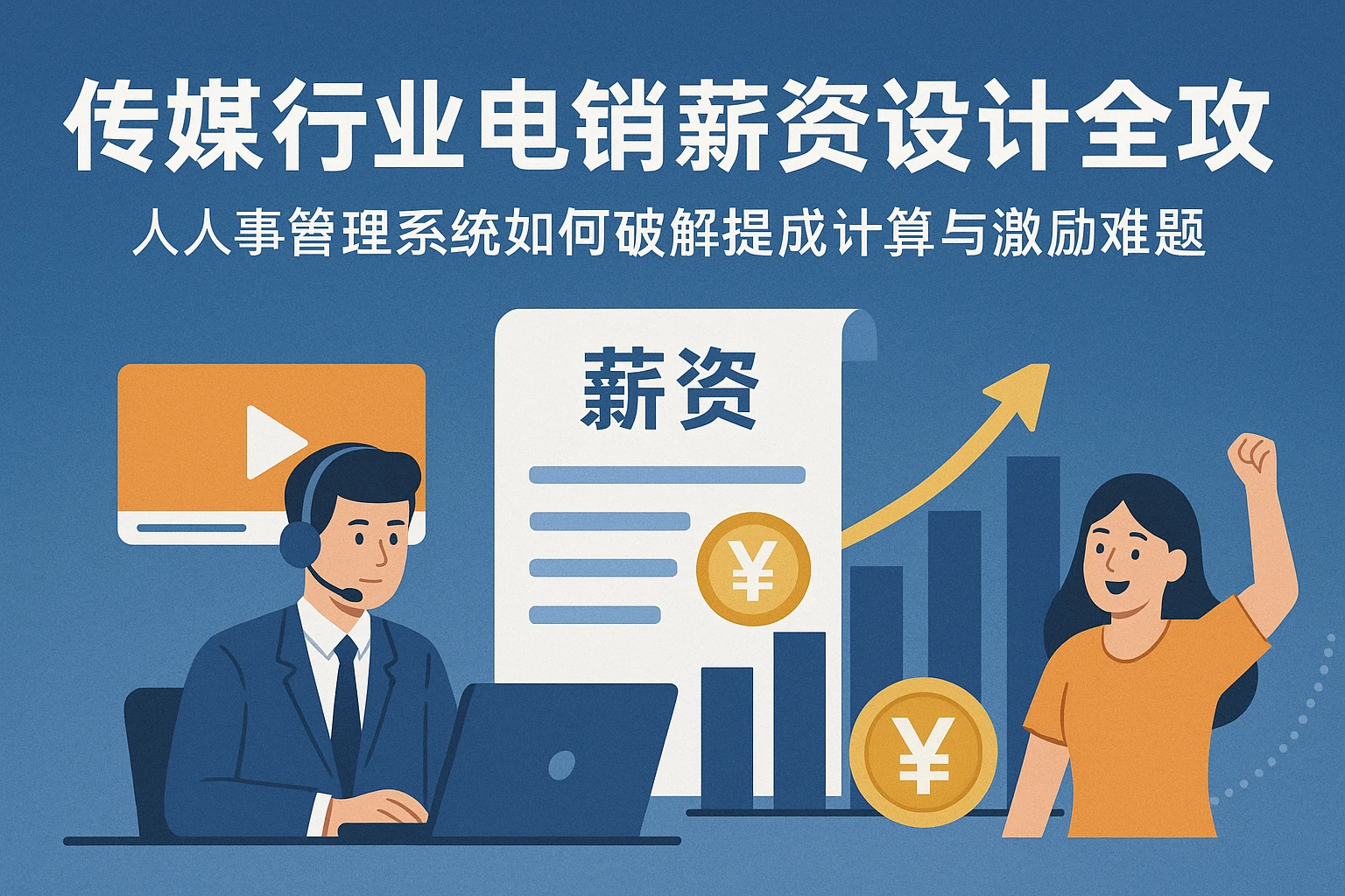传媒行业电销薪资设计全攻略：人事管理系统如何破解提成计算与激励难题