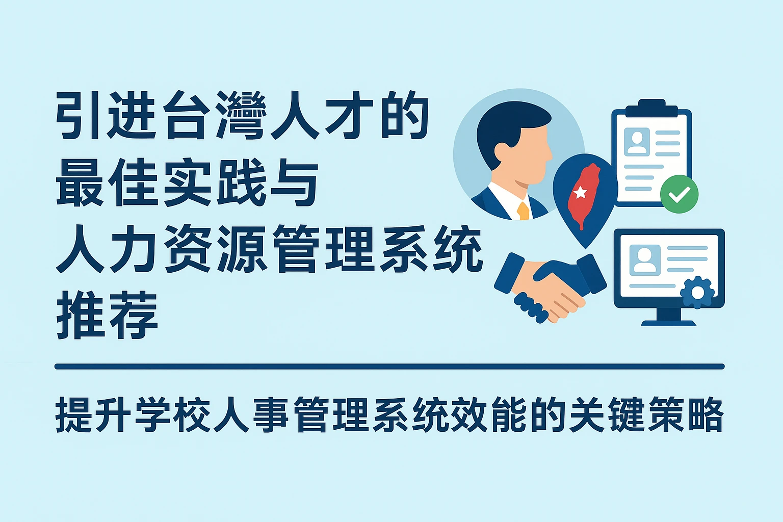 引进台湾人才的最佳实践与人力资源管理系统推荐——提升学校人事管理系统效能的关键策略