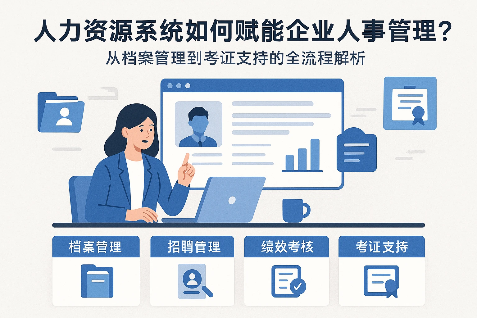 人力资源系统如何赋能企业人事管理？从档案管理到考证支持的全流程解析