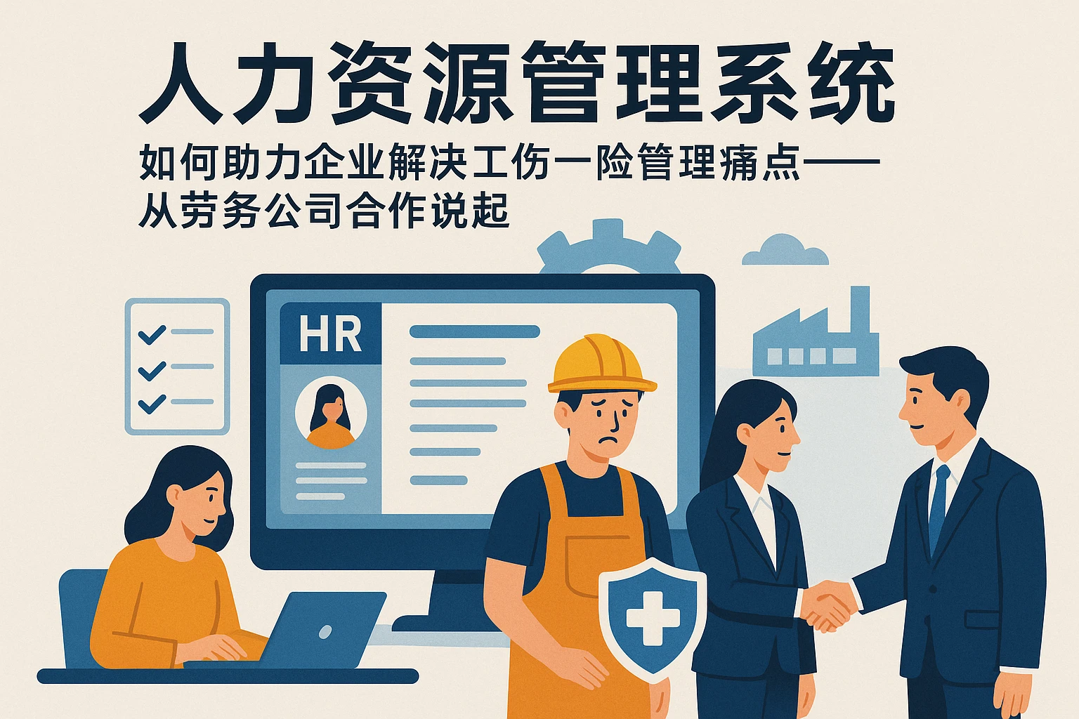 人力资源管理系统如何助力企业解决工伤一险管理痛点——从劳务公司合作说起
