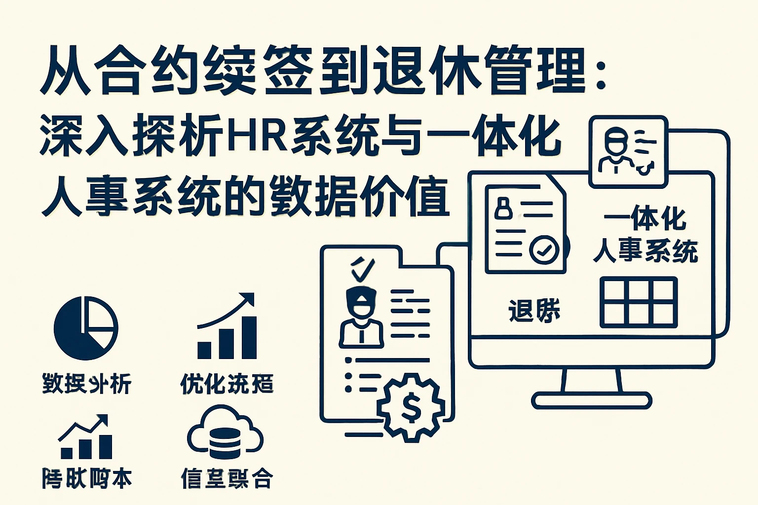 从合约续签到退休管理：深入探析HR系统与一体化人事系统的数据价值