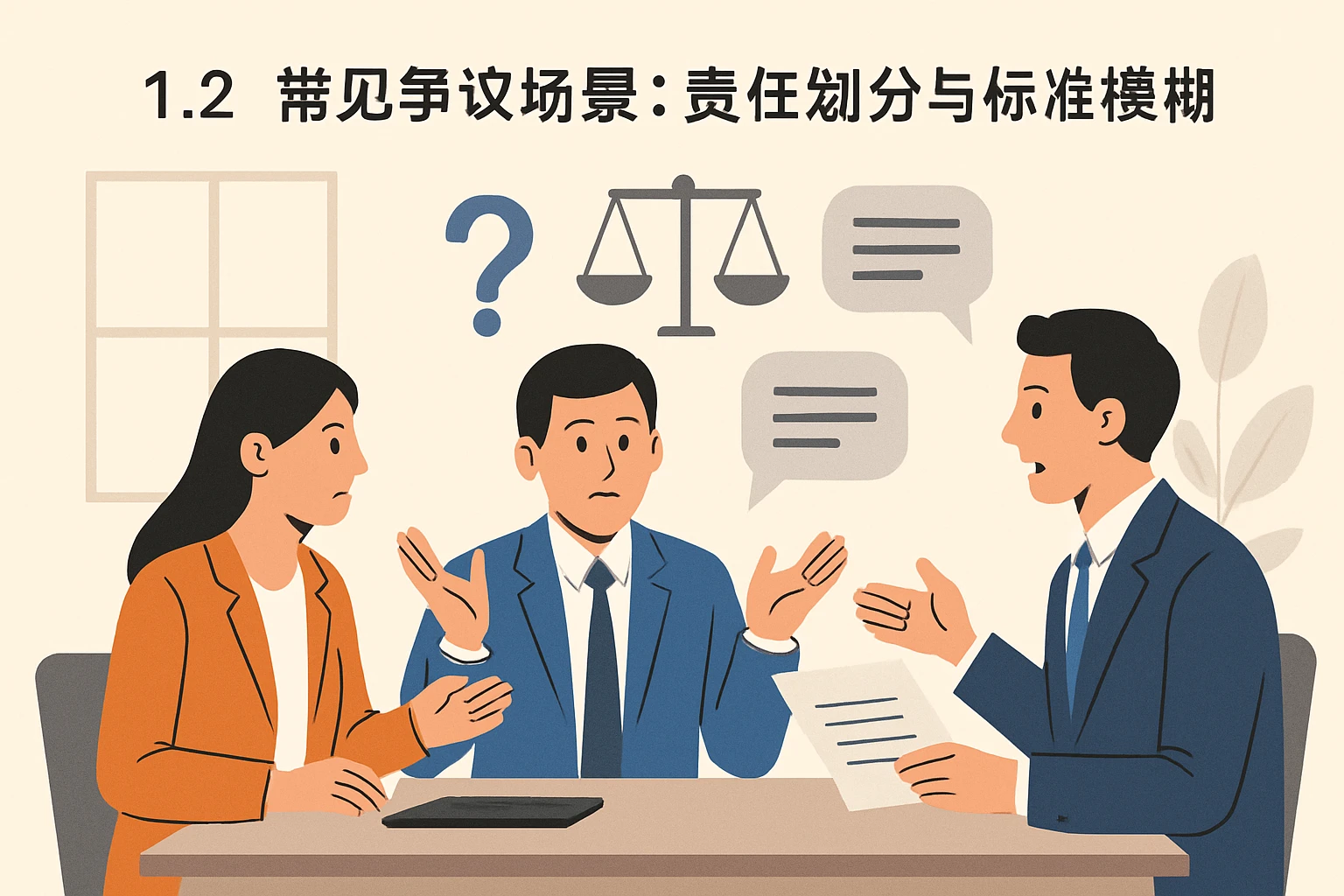 1.2 常见争议场景：责任划分与标准模糊
