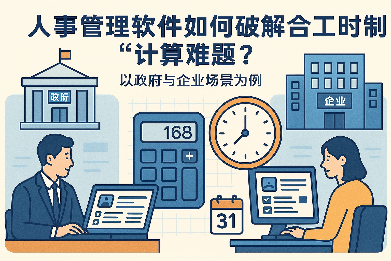 人事管理软件如何破解综合工时制“计算难题”？以政府与企业场景为例