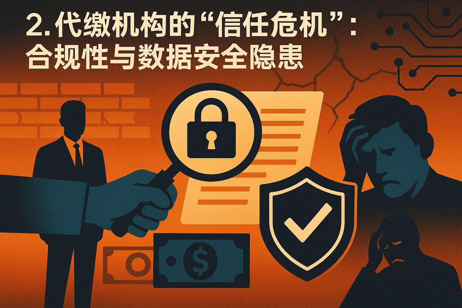 2. 代缴机构的“信任危机”:合规性与数据安全隐患
