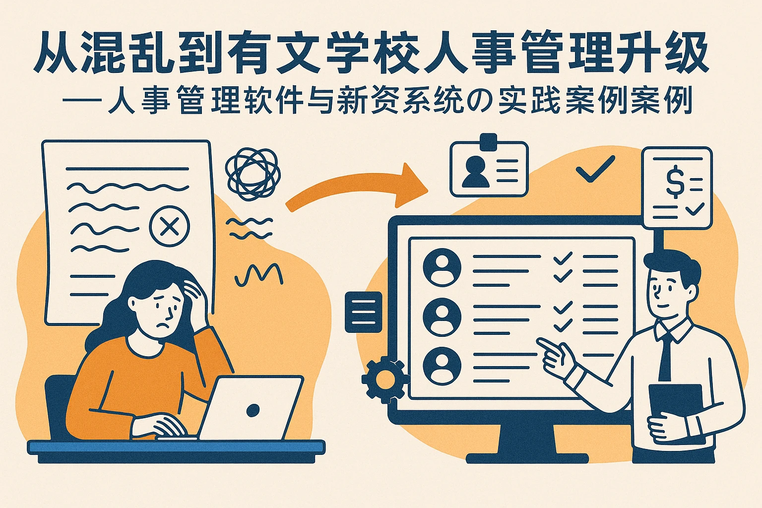 从混乱到有序：民办学校人事管理升级之路——人事管理软件与薪资系统的实践案例