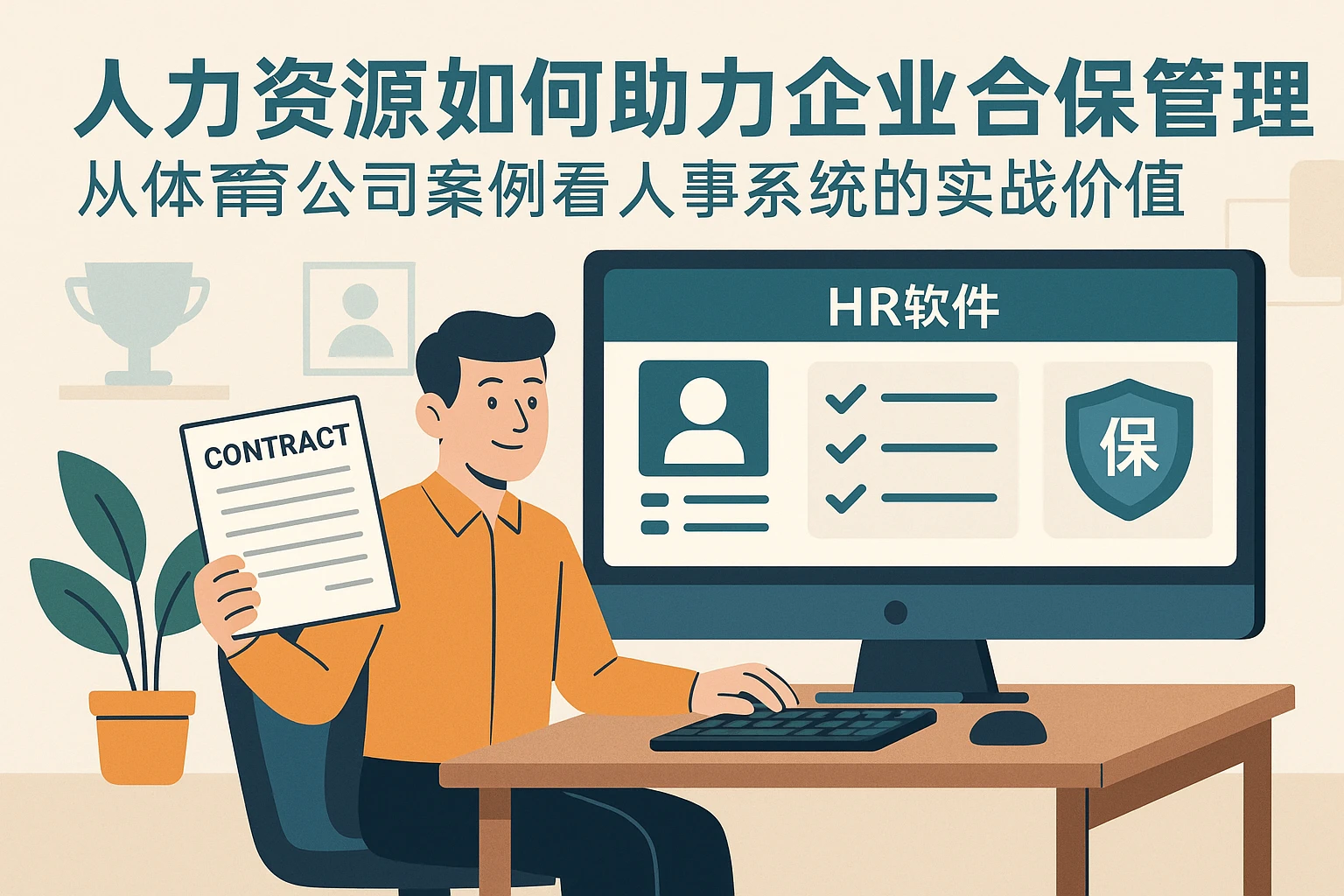 人力资源软件如何助力企业合同与社保管理？从体育公司案例看人事系统的实战价值
