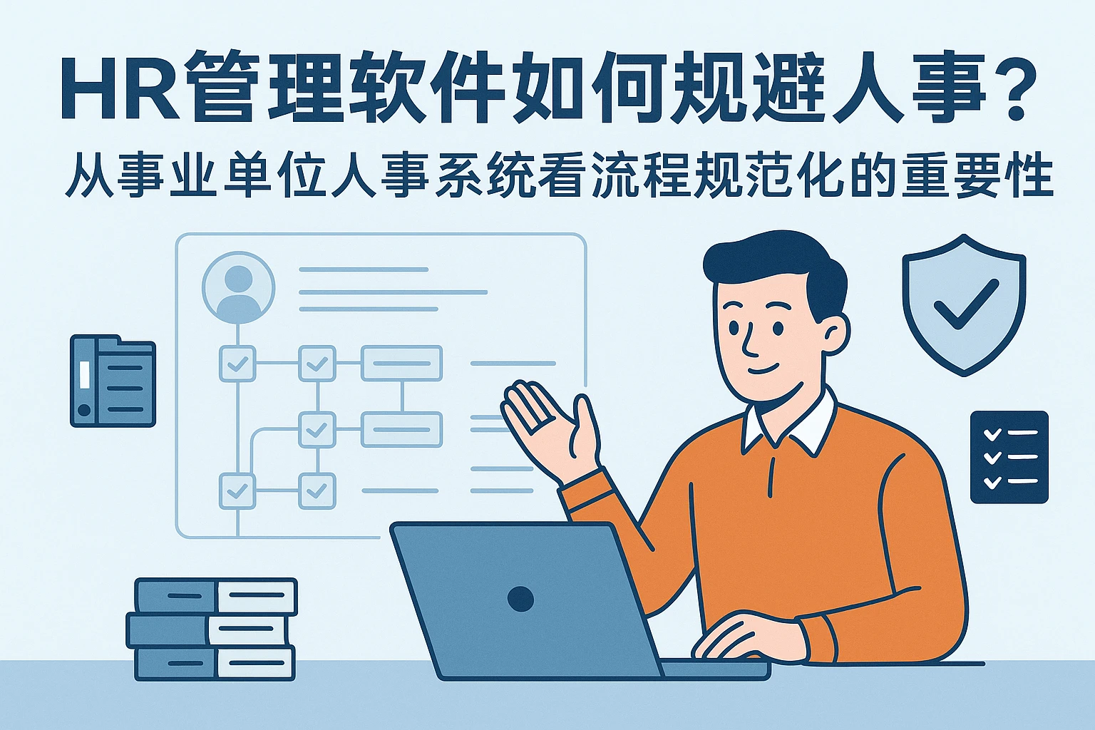 HR管理软件如何规避人事风险？从事业单位人事系统看流程规范化的重要性