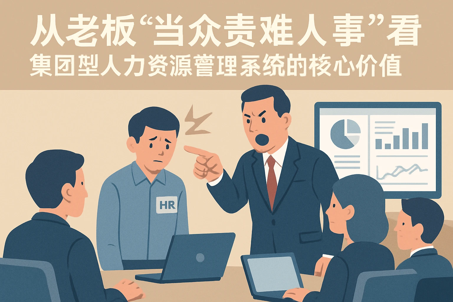 从老板“当众责难人事”看集团型人力资源管理系统的核心价值