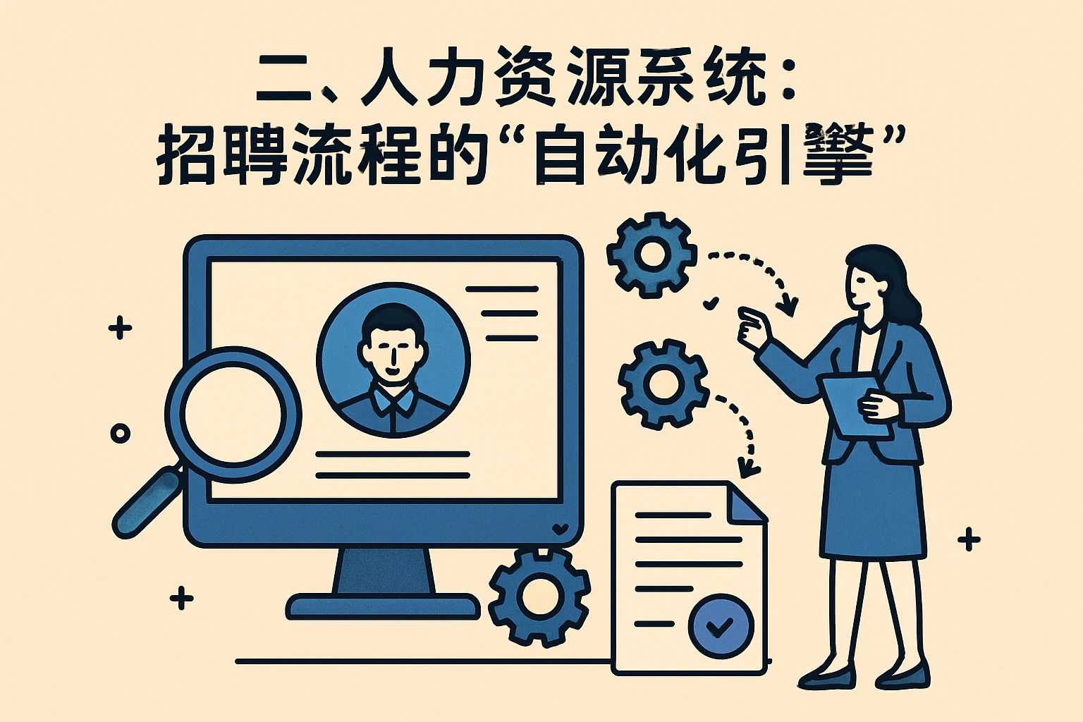 二、人力资源系统：招聘流程的“自动化引擎”