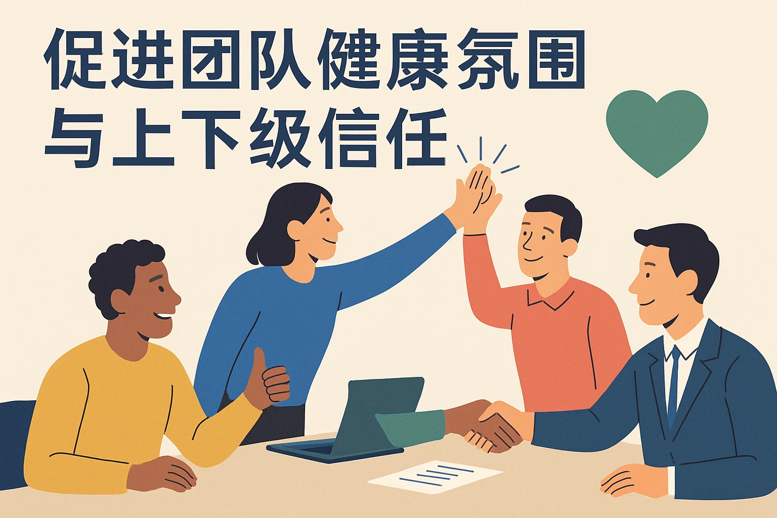 促进团队健康氛围与上下级信任
