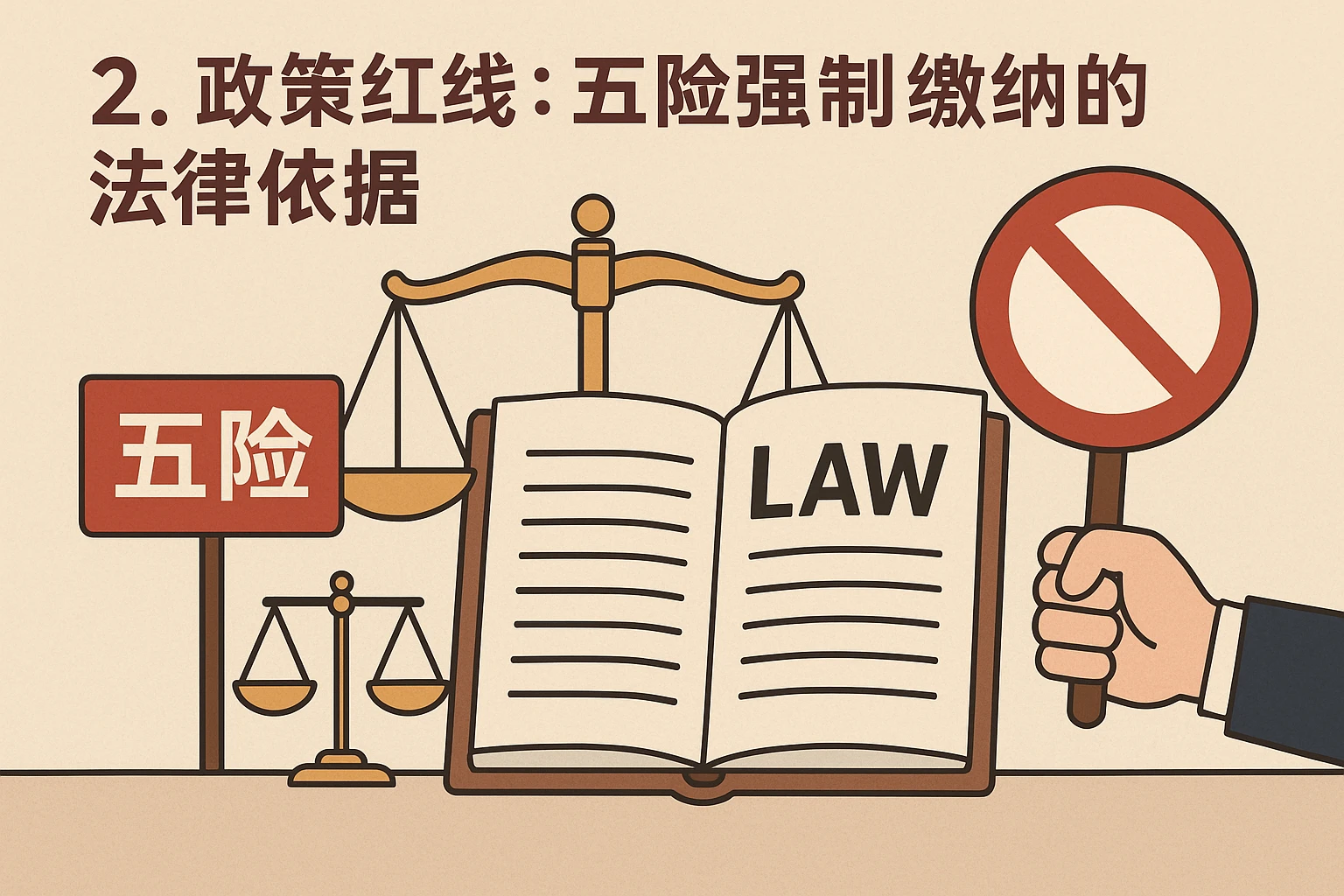 2. 政策红线：五险强制缴纳的法律依据