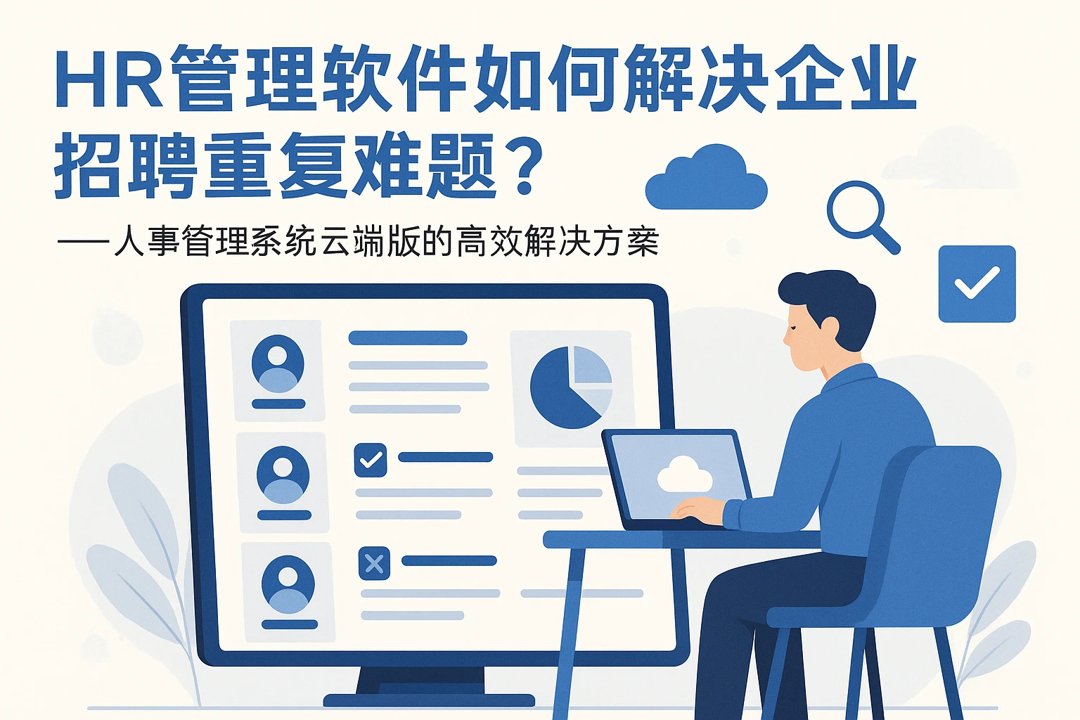 HR管理软件如何解决企业招聘重复难题？——人事管理系统云端版的高效解决方案