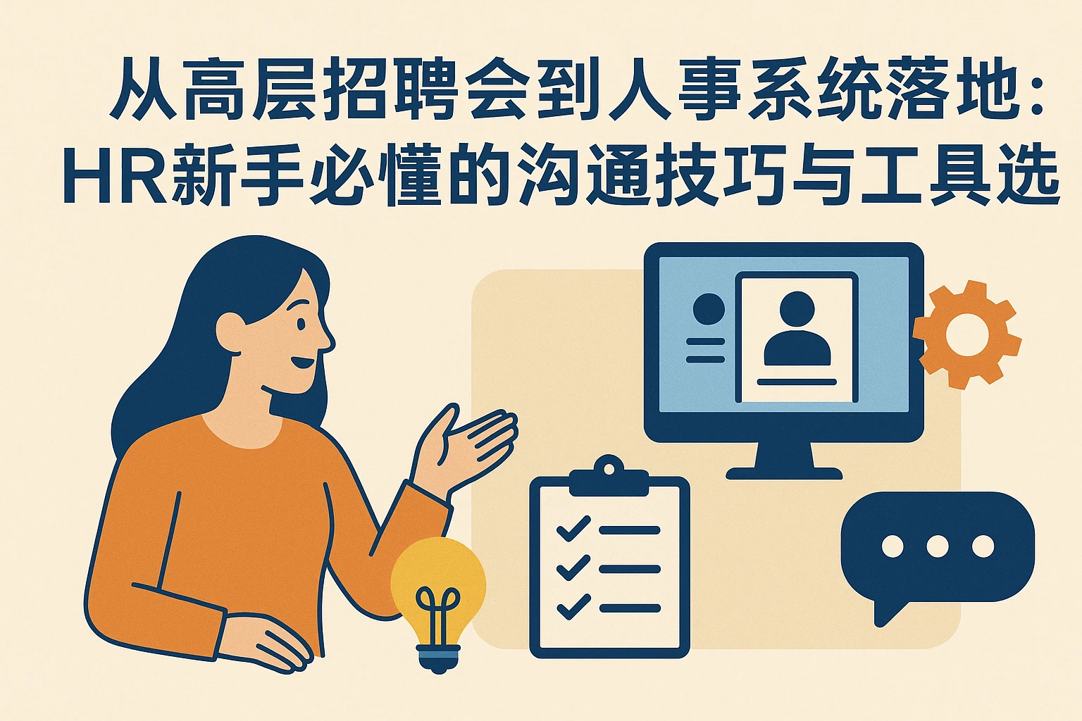 从高层招聘会到人事系统落地：HR新手必懂的沟通技巧与工具选择