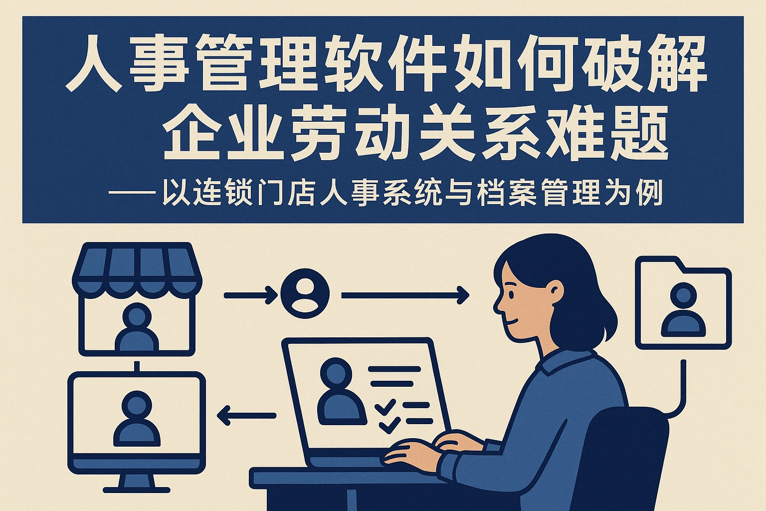 人事管理软件如何破解企业劳动关系难题——以连锁门店人事系统与档案管理为例