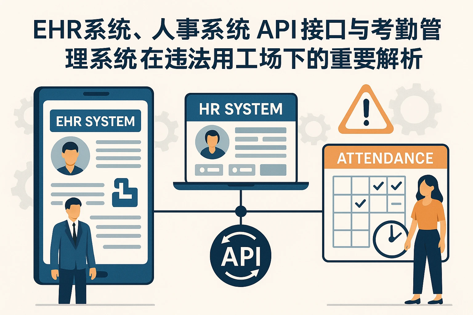 EHR系统、人事系统API接口与考勤管理系统在违法用工场景下的重要性解析