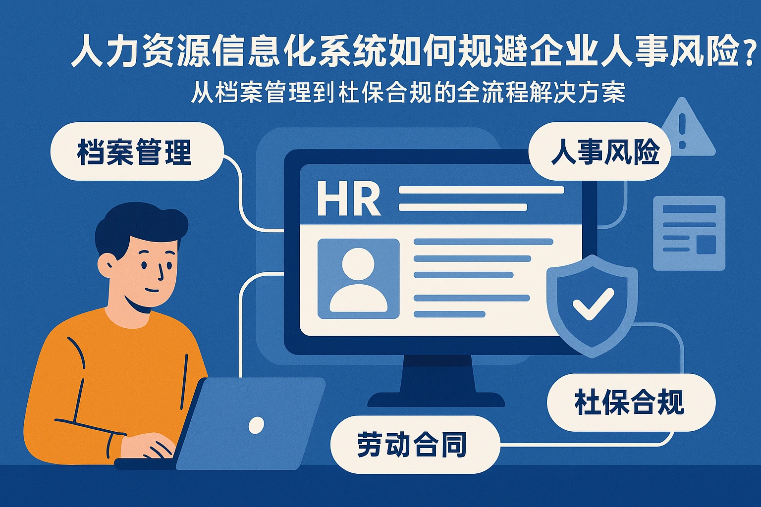 人力资源信息化系统如何规避企业人事风险？从档案管理到社保合规的全流程解决方案