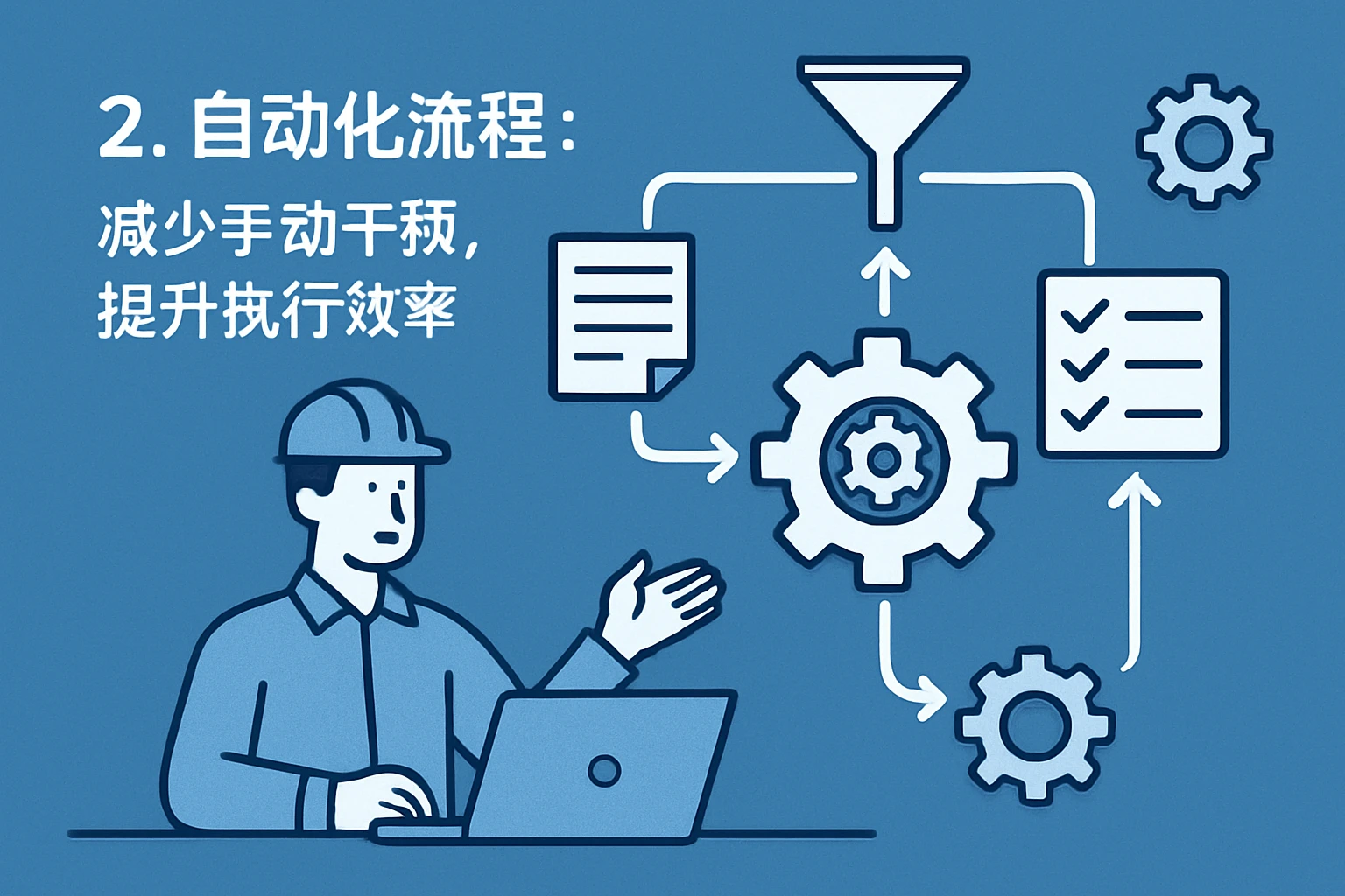 2. 自动化流程：减少手动干预，提升执行效率