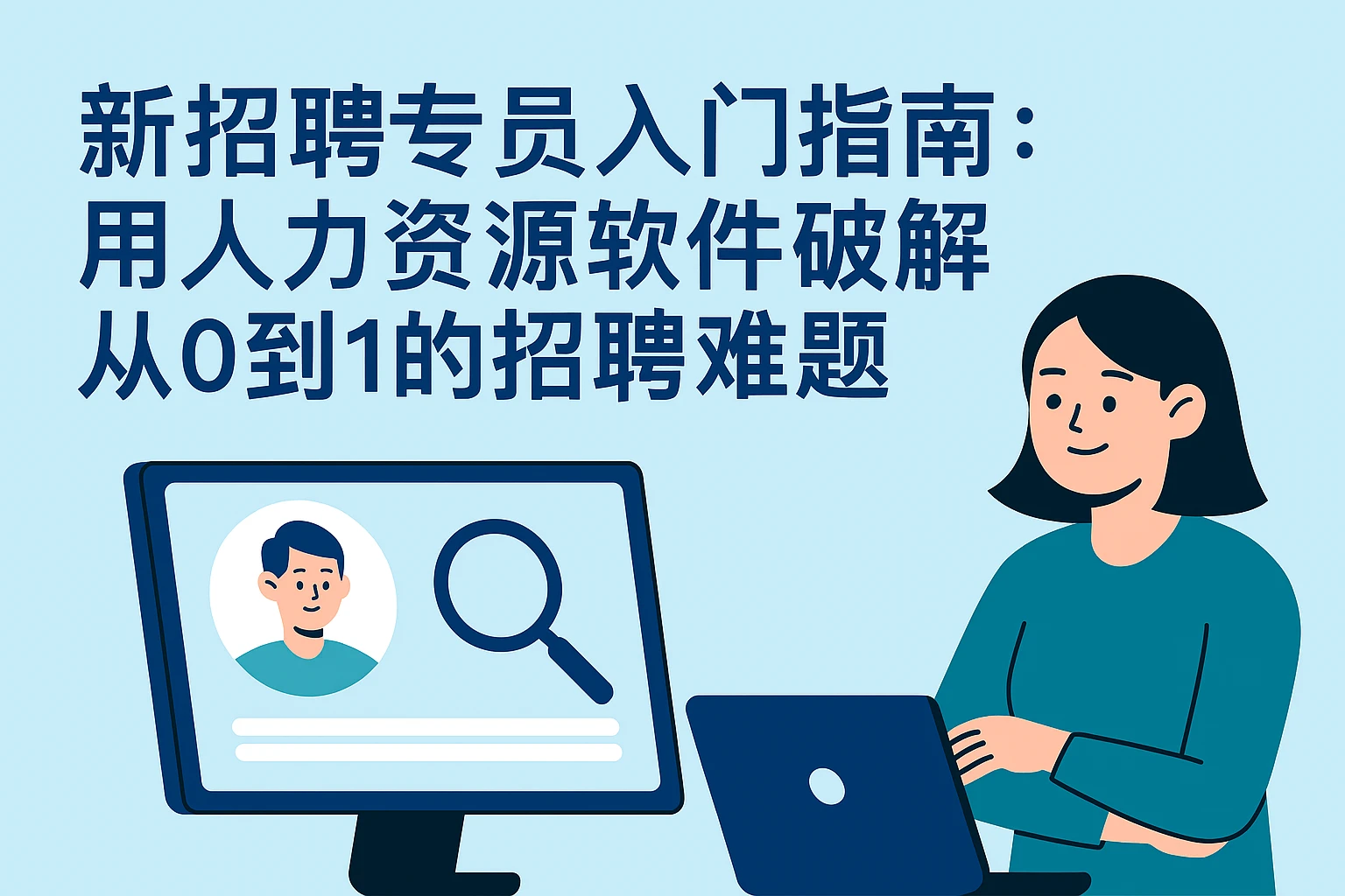 新招聘专员入门指南：用人力资源软件破解从0到1的招聘难题