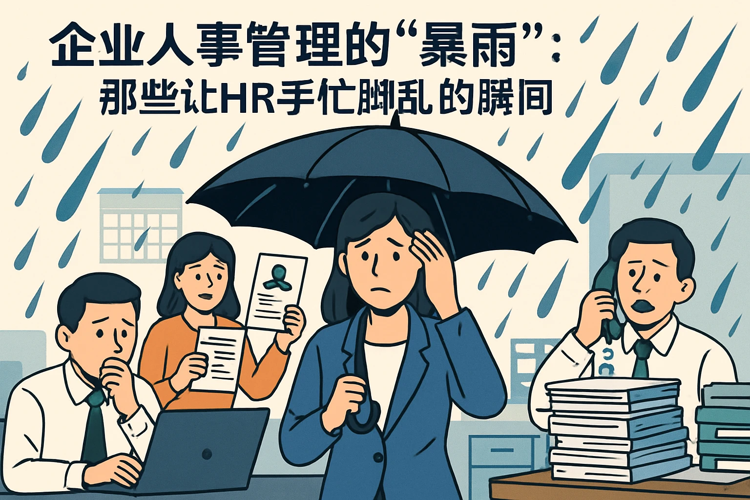 2. 企业人事管理的“暴雨”：那些让HR手忙脚乱的瞬间