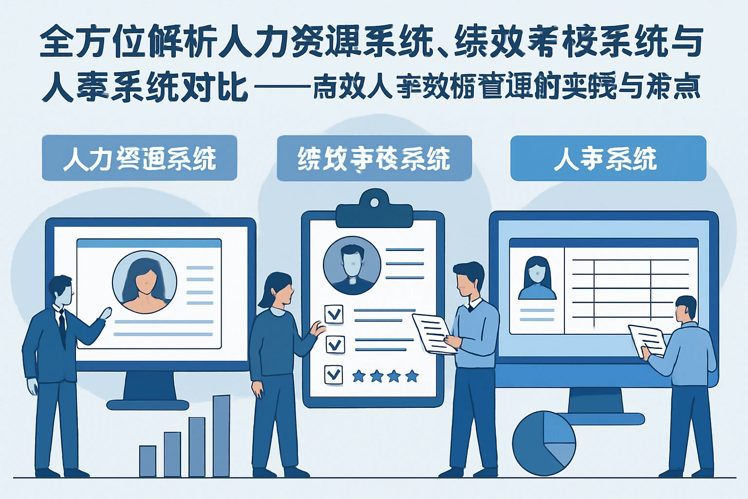 全方位解析人力资源系统、绩效考核系统与人事系统对比——高效人事数据管理的实践与难点