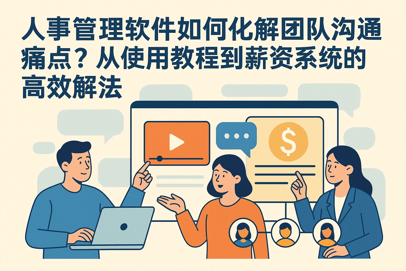 人事管理软件如何化解团队沟通痛点？从使用教程到薪资系统的高效解法