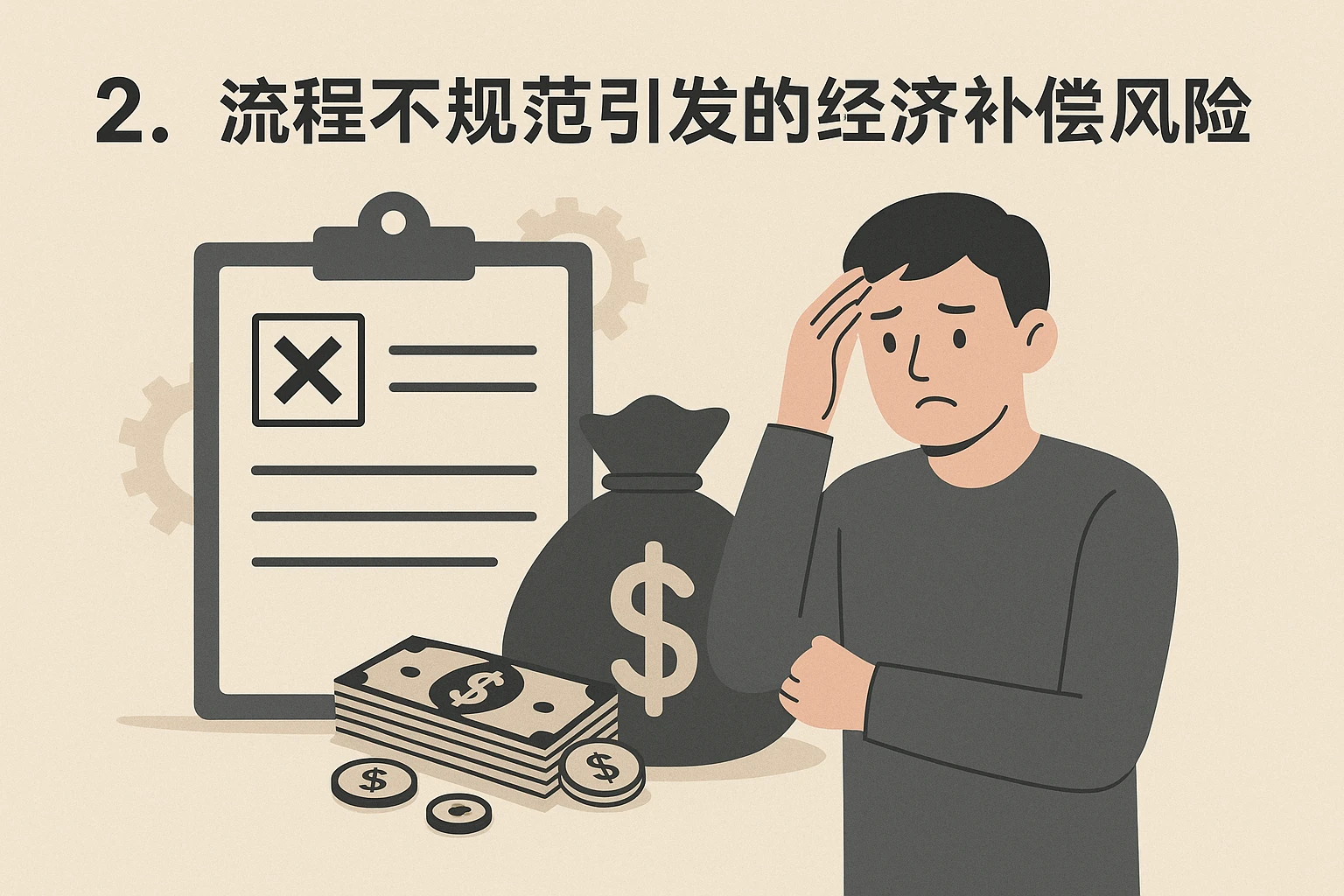 2. 流程不规范引发的经济补偿风险