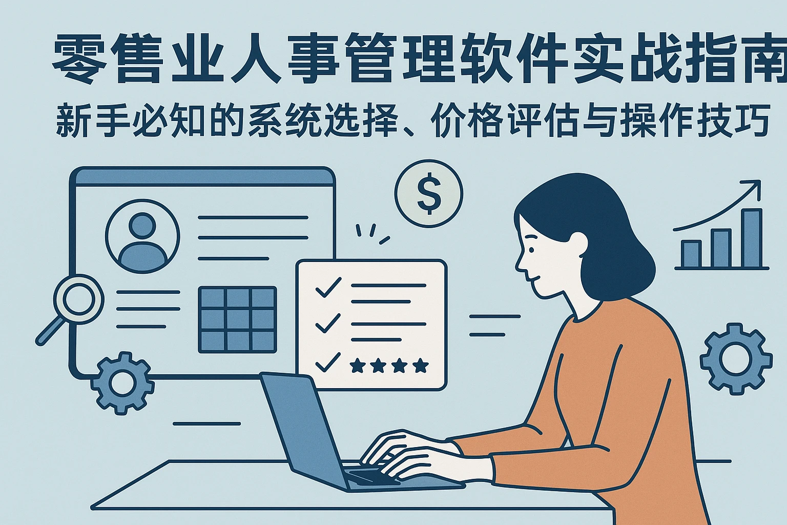 零售业人事管理软件实战指南：新手必知的系统选择、价格评估与操作技巧