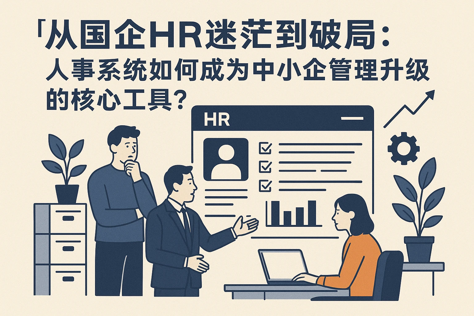 从国企HR迷茫到破局：人事系统如何成为中小企业管理升级的核心工具？