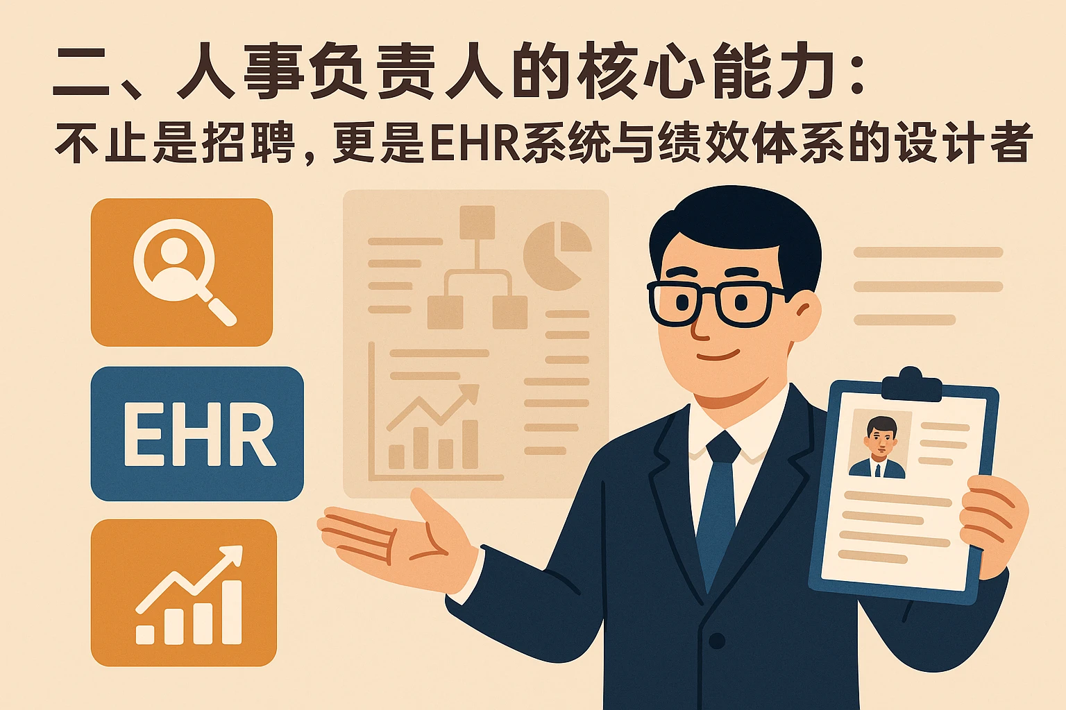 二、人事负责人的核心能力：不止是招聘，更是EHR系统与绩效体系的设计者