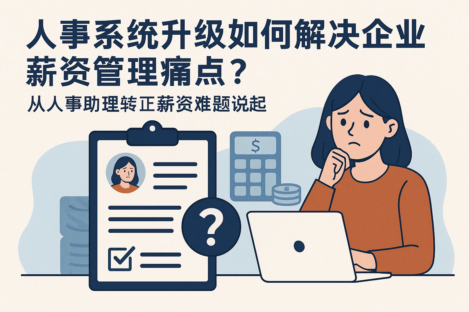 人事系统升级如何解决企业薪资管理痛点？从人事助理转正薪资难题说起