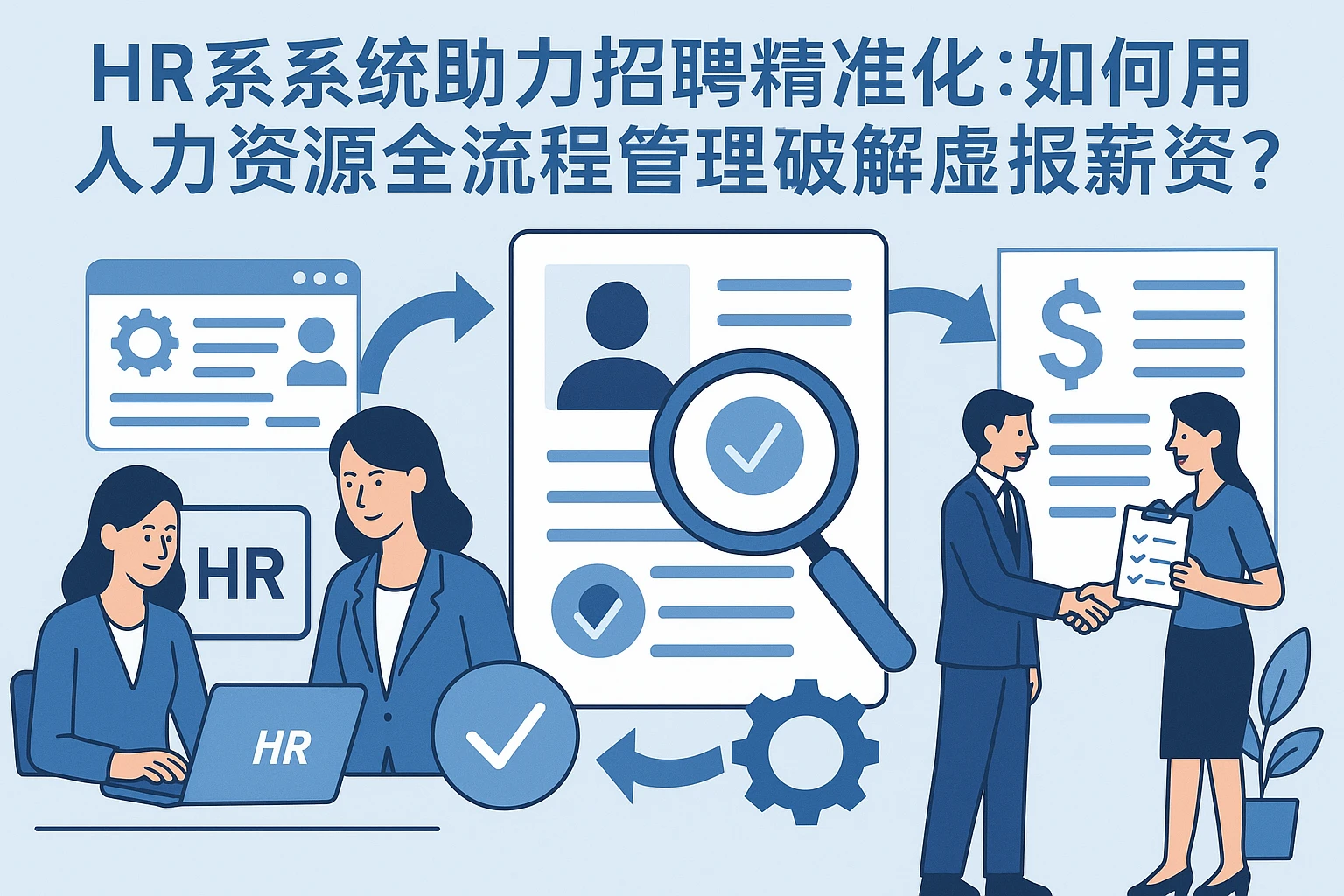 HR系统助力招聘精准化：如何用人力资源全流程管理破解虚报薪资难题？