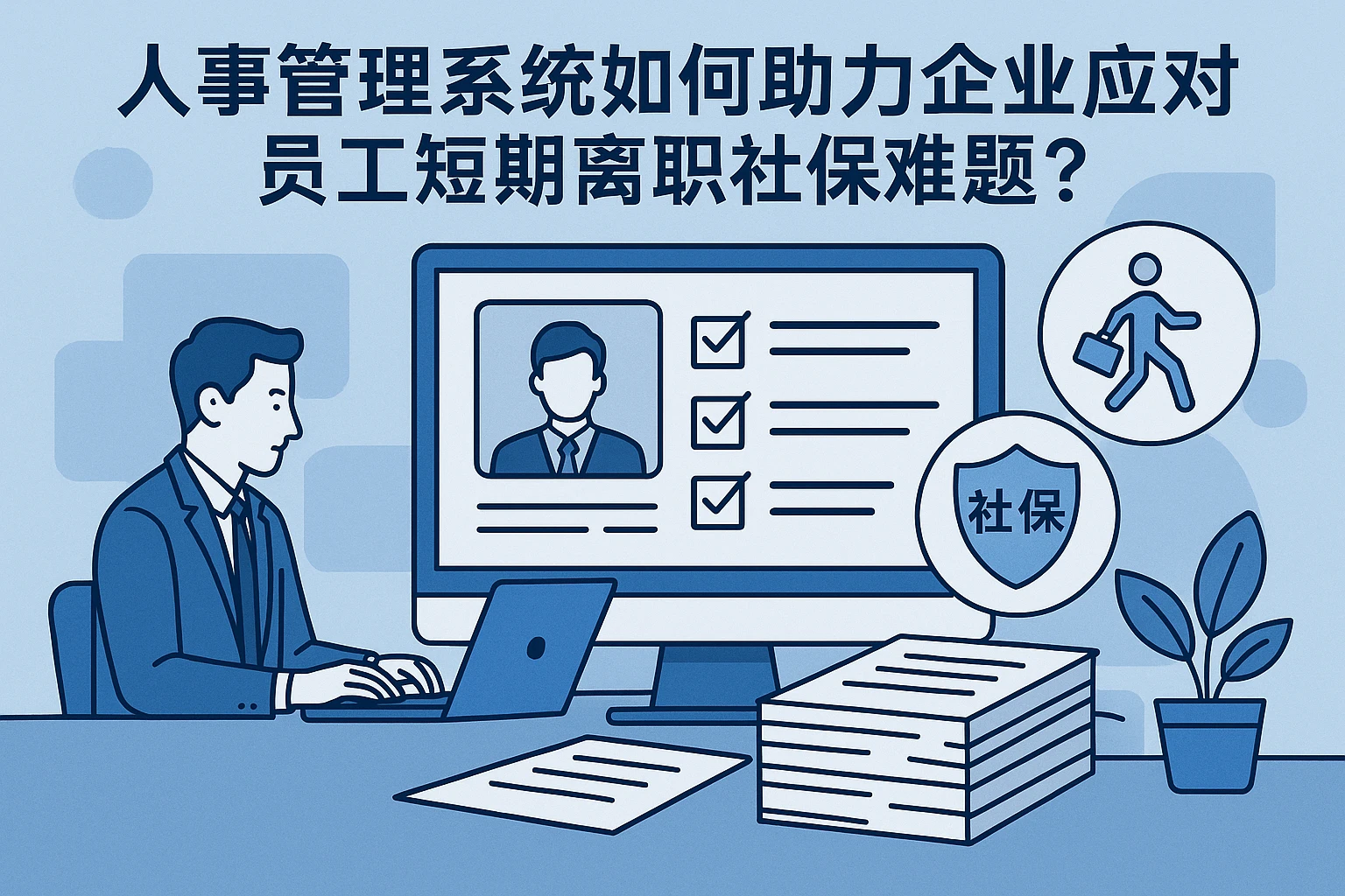 人事管理系统如何助力企业应对员工短期离职社保难题？