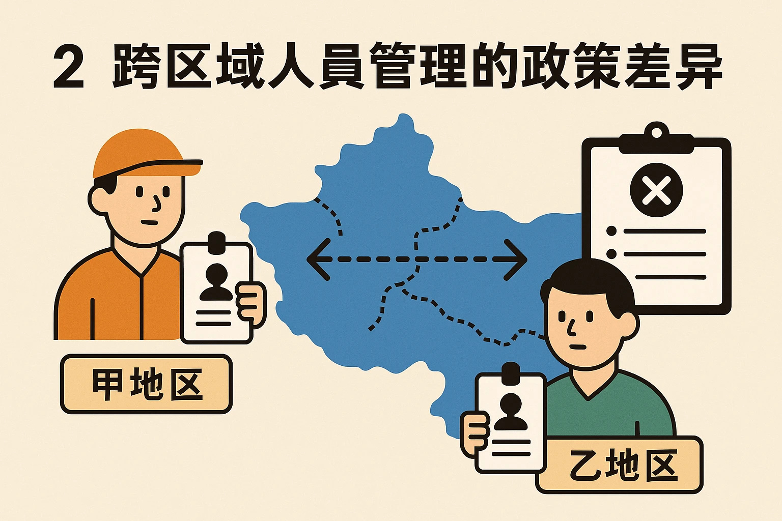 2. 跨区域人员管理的政策差异