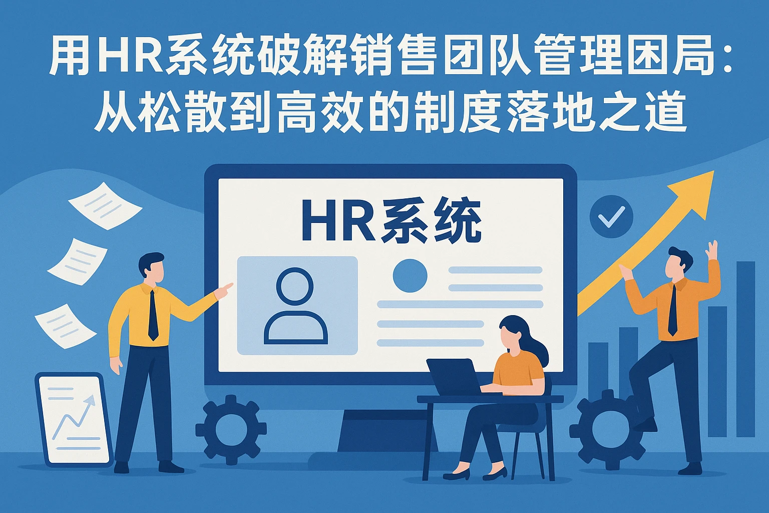 用HR系统破解销售团队管理困局：从松散到高效的制度落地之道