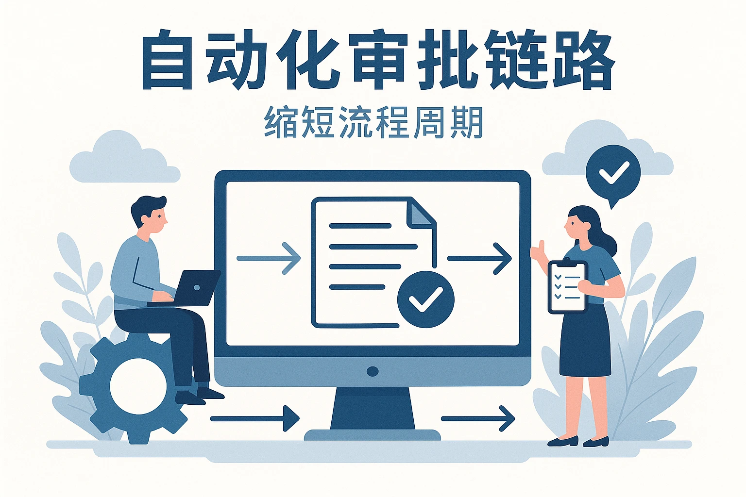 2. 自动化审批链路：缩短流程周期